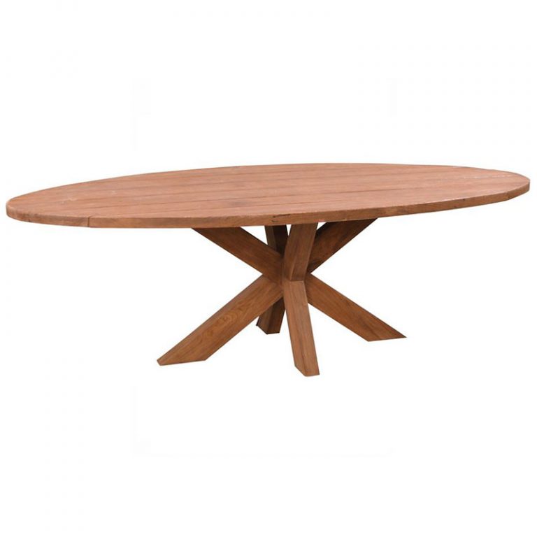 Tuintafel Ovaal Teak 240cm