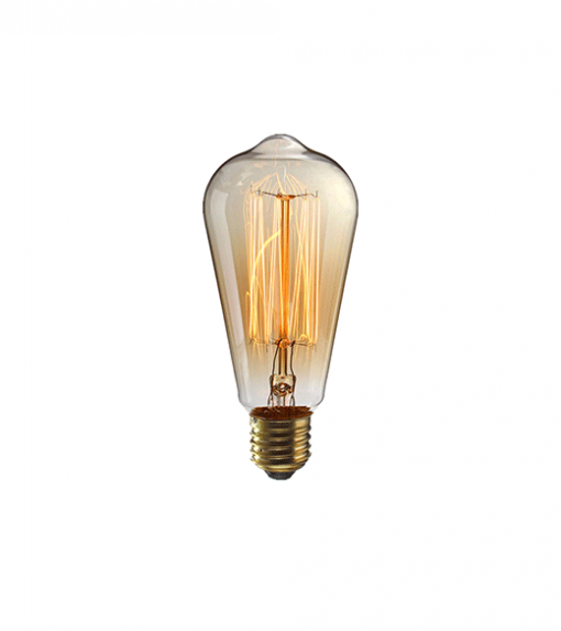 Kooldraadlamp Edison E27 ST64 40W