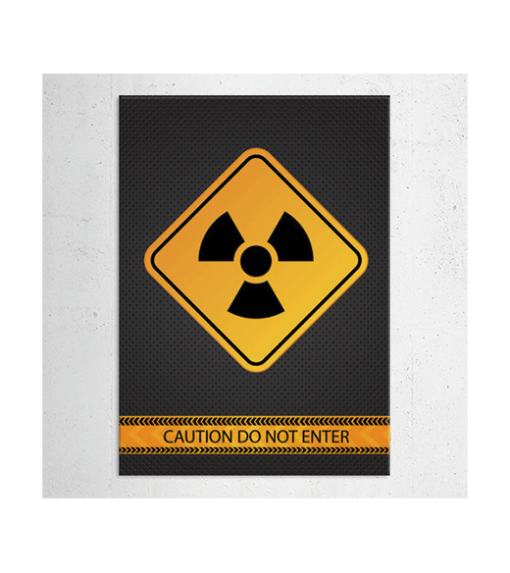 Caution - Do not enter wandplaat