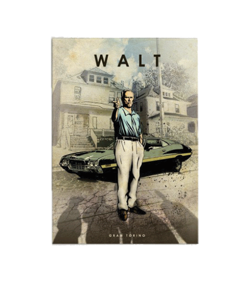 Gran torino - Walt wandplaat