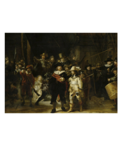 Rembrandt van Rijn - De nachtwacht 1642 wandplaat