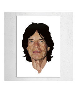Rolling Stones - Mick Jagger wandplaat
