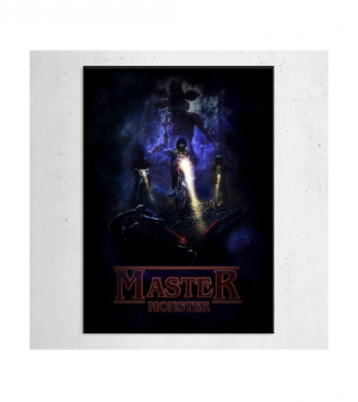 Stranger things - Master Monster wandplaat
