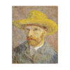 Vincent van Gogh - Zelfportret met strooien hoed wandplaat