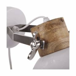Wandlamp Fabriano groot glans wit