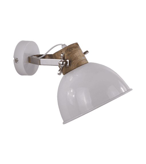 Wandlamp Fabriano groot glans wit
