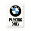 BMW parking only - metalen bord