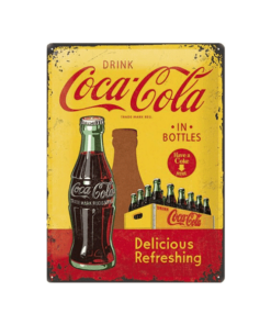 Coca Cola Delicious Refreshing 1930 - metalen bord