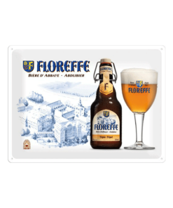 Floreffe Abdijbier - metalen bord