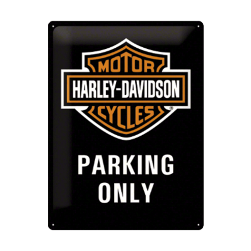 Mancave bord - Harley Davidson Parking Only