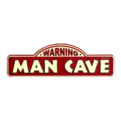 Mancave bord - Warning Mancave