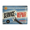 Service & Repair 24h - metalen bord