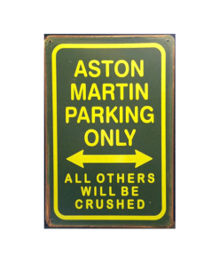 metalen parkeerbord Aston Martin
