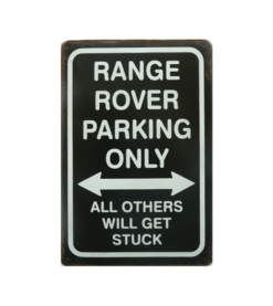 metalen parkeerbord Range Rover