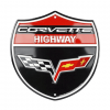 Corvette snelweg - metalen bord