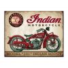 Indian motorcycle model 101 - metalen bord