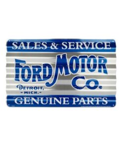 Ford sales & service - metalen bord