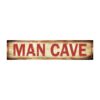 Straatnaam Man cave bord 10 x 45cm