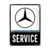 Mercedes Benz Service - metalen bord