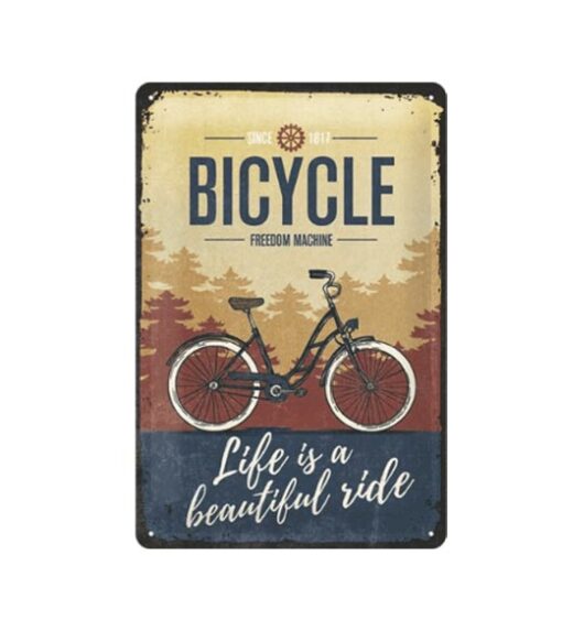 Bicycle since 1817 - metalen bord