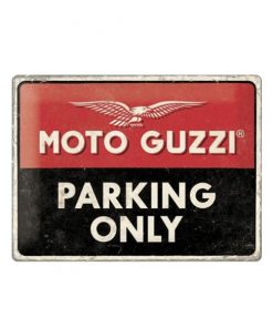 Moto guzzi - parkeerbord