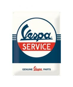 Vespa Service - metalen bord