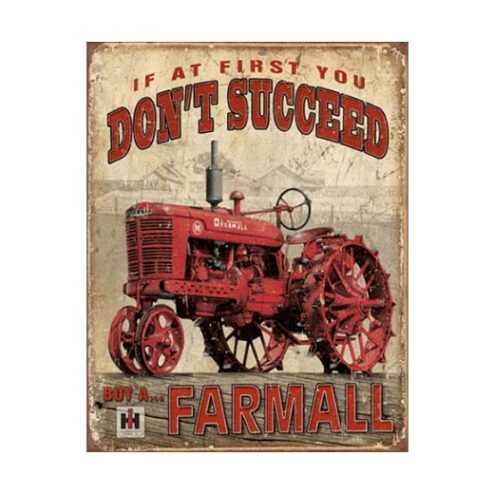 Buy a Farmall - metalen bord