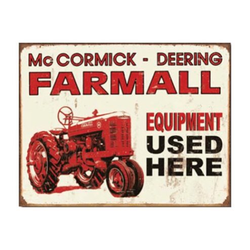 McCormick Farmall Deering - metalen bord