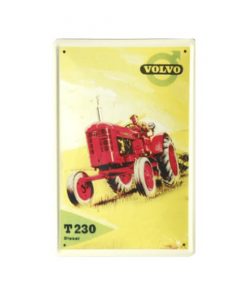 Volvo T230 tractor - metalen bord