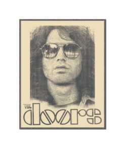 Jim Morrison the Doors band - metalen bord