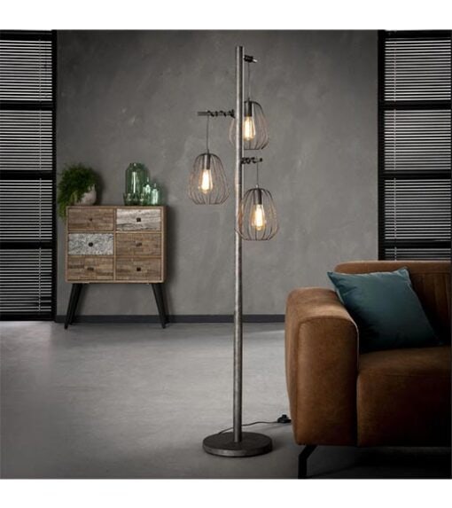 Cloyd vloerlamp industrieel