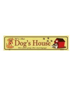 Dog house - metalen bord