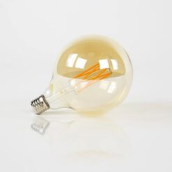 Kooldraad LED E27 lichtbron bol 12,5cm amber