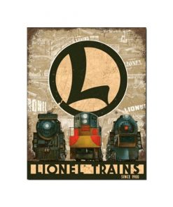 Lionel treinen - metalen bord