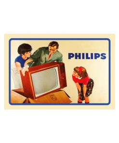 Philips TV - metalen bord