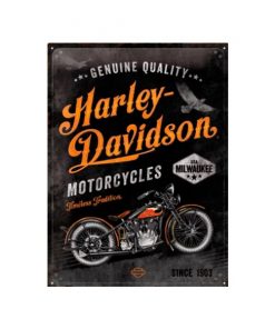 Genuine quality Harley Davidson - metalen bord