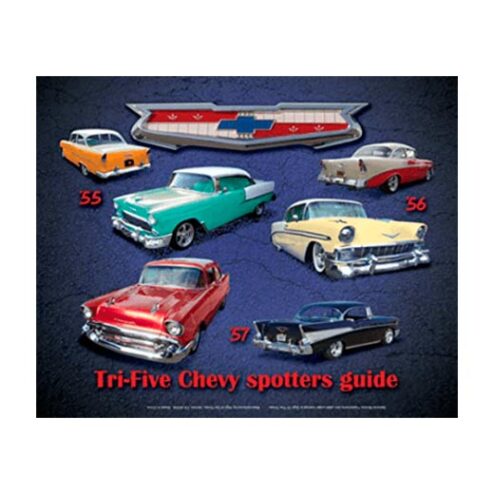 Chevy spotters guide - metalen bord