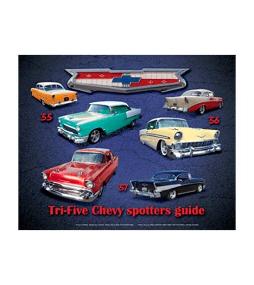 Chevy spotters guide - metalen bord