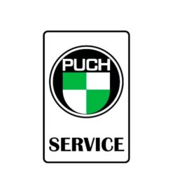 Puch - metalen bord