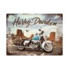 Born to ride Harley Davidson - metalen bord