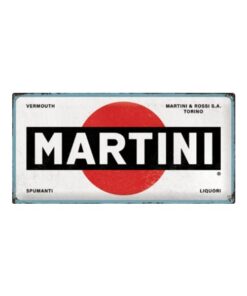Martini V - metalen bord