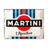 Martini l'aperitivo - metalen bord