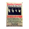 The Beatles concert in Cleveland - metalen bord