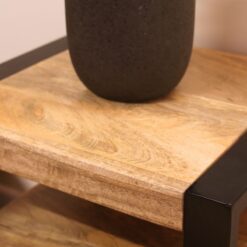 Britt industrieel houten nachtkastje 1lade