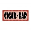 Cigar bar - metalen bord
