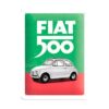 Fiat 500 - metalen bord