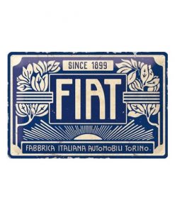 Fiat sinds 1899 - metalen bord