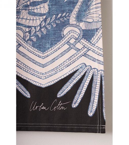 Wandkleed 'Blue Denim' - Urban Cotton