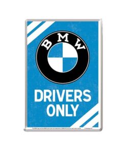 BMW drivers only - metalen bord