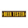 Beer tester - metalen bord